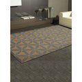 Micasa Hand Tufted Wool 4 x 6 ft. Geometric Area RugGold & Blue MI1786532